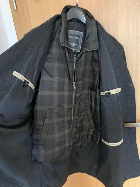 Vlny kabát s vesta od marc o polo velkost 52, marc o´polo,l