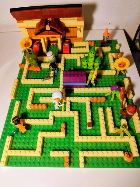 Plants vs zombies lego., 