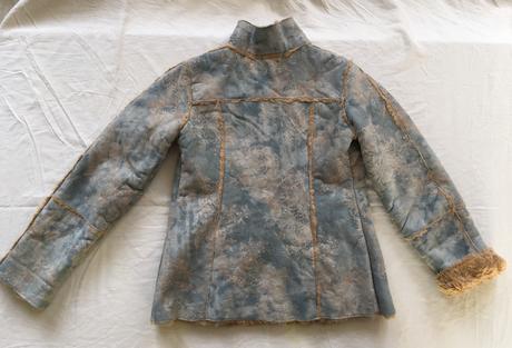 Bunda s kožušinkou, benetton,128