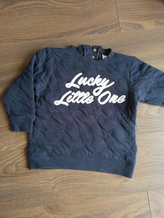 Tmavomodra mikina, h&m,92