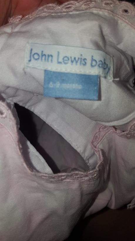 Ružové šatky na vel.6-9 mes, john lewis,74