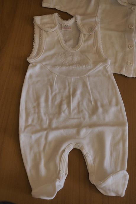 Dojčenská súprava biela, tajpex,56
