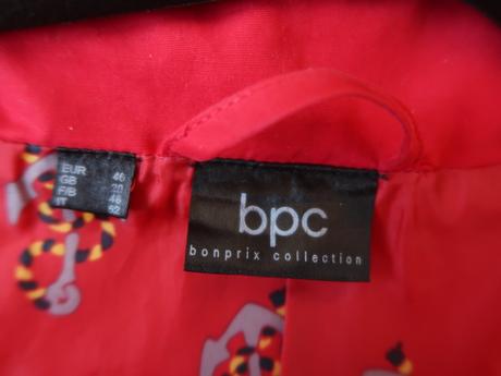 Dámska jarná dlhšia bunda bonprix veľkosť 46 + 48, bonprix,46