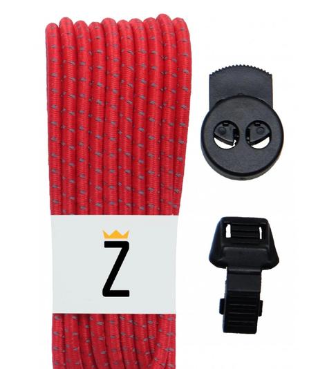 Zaviažto - rýchlozaväzovacie šnúrky červené, 
