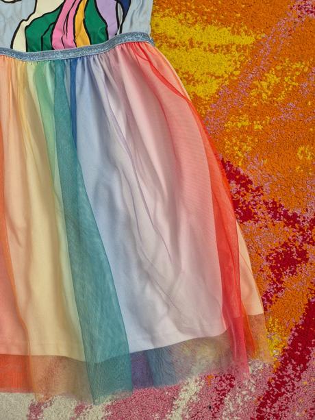 Šaty s jednorozcom, h&m,134