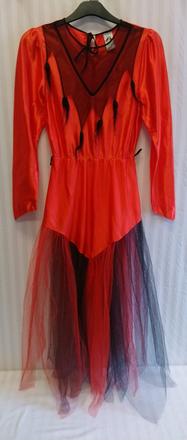 Dámsky kostým červeno čierny, mitgfield, xs - m,