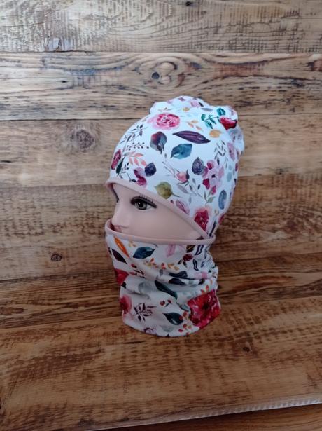 Obojstranná pechodná čiapka a nákrčník, 62 - 140