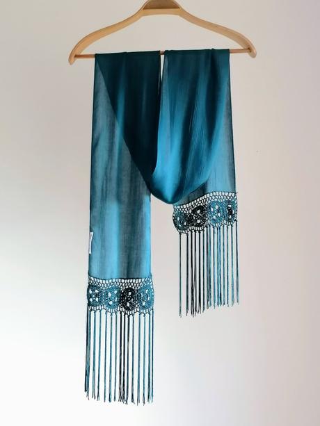 Gerry weber - smaragdovo zelený šálik, gerry weber,xl