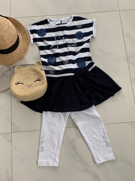 Tunika s 3/4 legínkami, 98