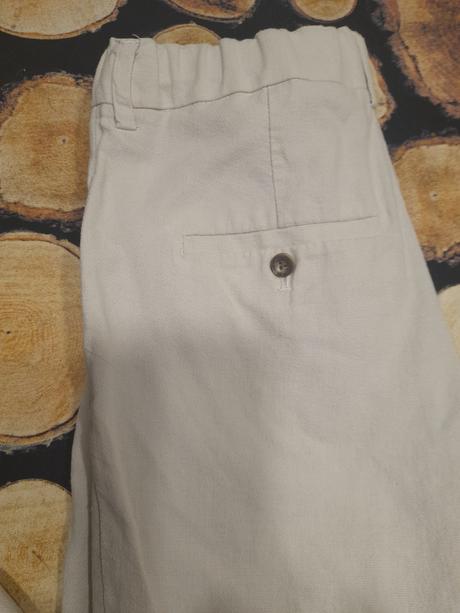 Elegantné nohavice ľanové 164, h&m,164