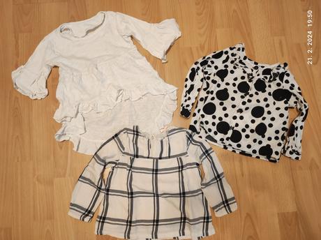 Blúzky pre dievčatko 92, 92