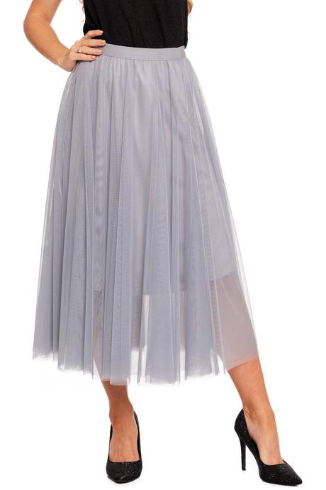 Dámska týlová midi sukňa mix farieb, l / m / s / xl