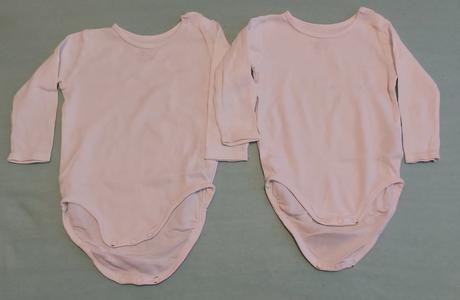 2x biele body h&m 68, h&m,68