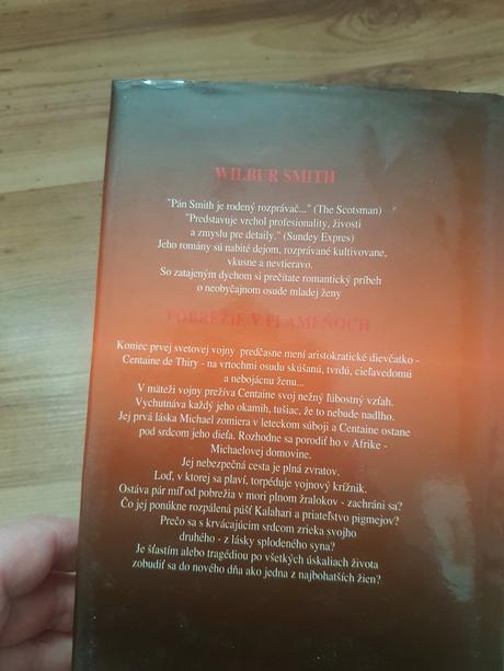 Kniha pobrežie v plameňoch,