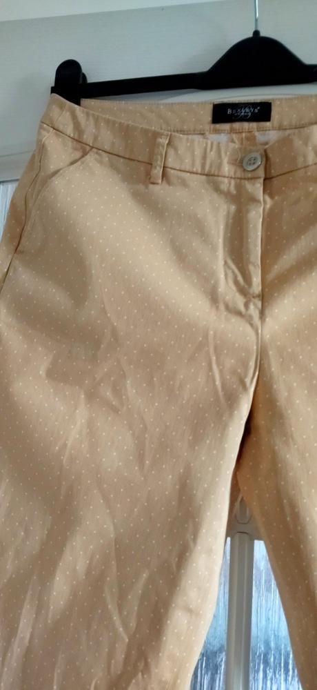 Bodkované 3/4 nohavice, xl