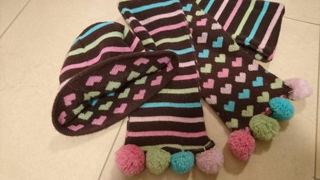 Čiapočka so šálom obojstranná  zn.toby n.y., 122