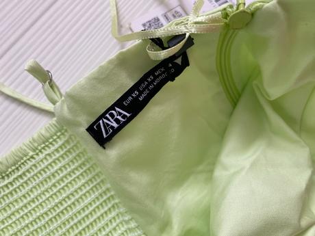 Zara - limetkové šaty, zara,xs