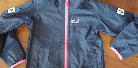 Dievčenská outdoorová bunda jack wolfskin, jack wolfskin,116