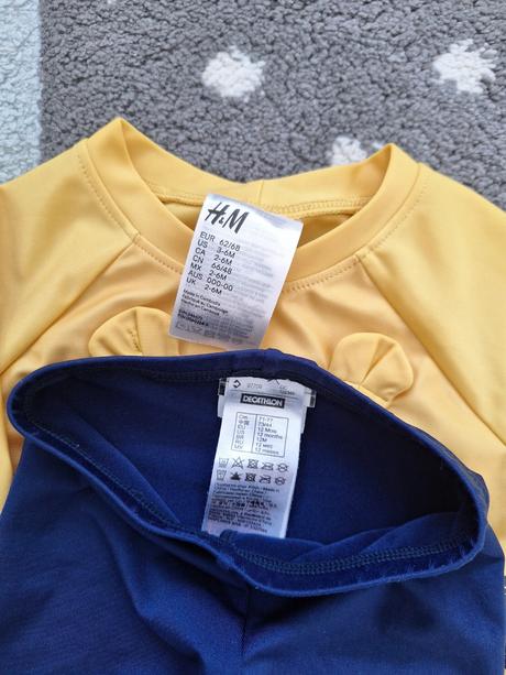 Uv tricko do vody a kratasy 68, h&m,68