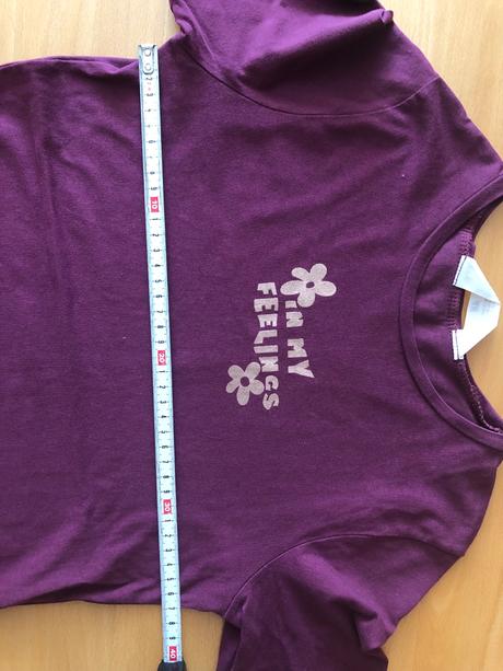 Bordove tricko, h&m,140