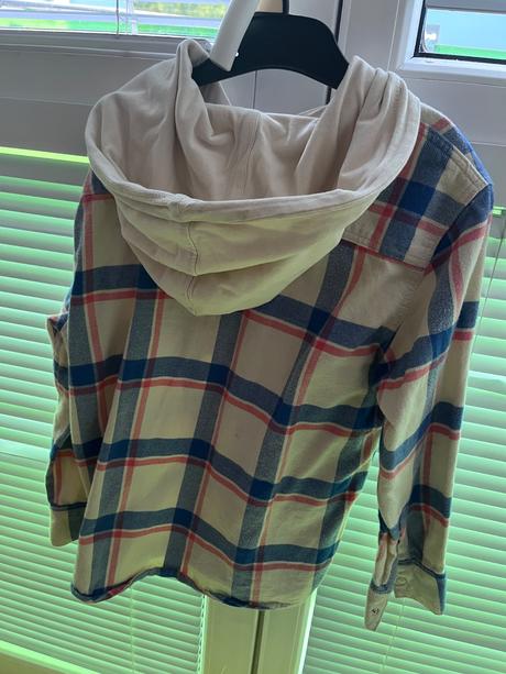 Lindex flanelka s kapucňou, lindex,128