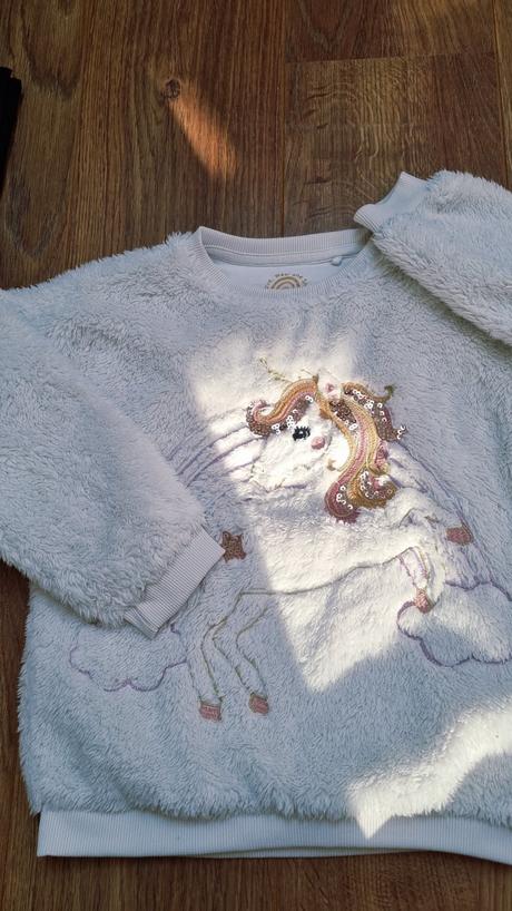 B3622 mikina teplá huňatá, f&f,122