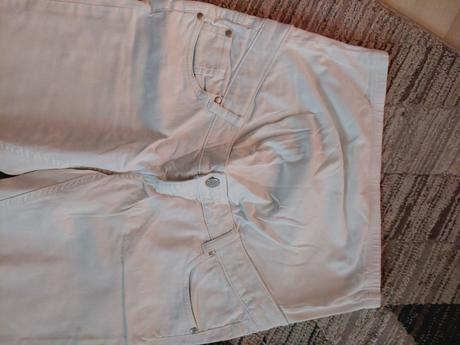 Tehotenské biele nohavice č.40, 40