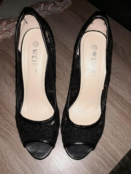 Lodičky čipkovane, 38