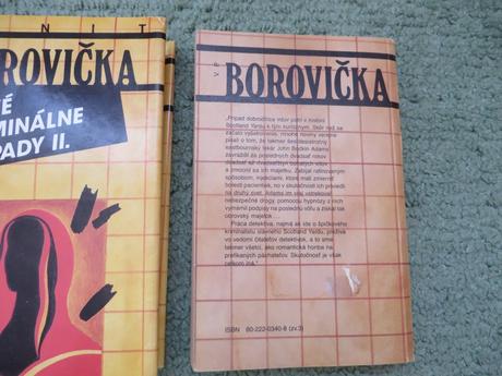 Detektívne knihy - v.p. borovička - 6 ks,