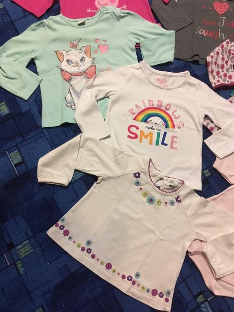Veľký balík 14ks trička a body 80/86, 68–80