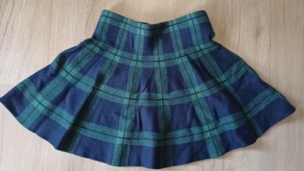 Károvaná teplá sukňa 104, palomino,104