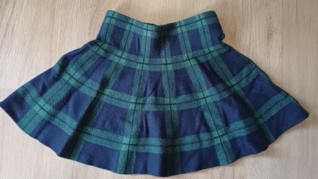 Károvaná teplá sukňa 104, palomino,104