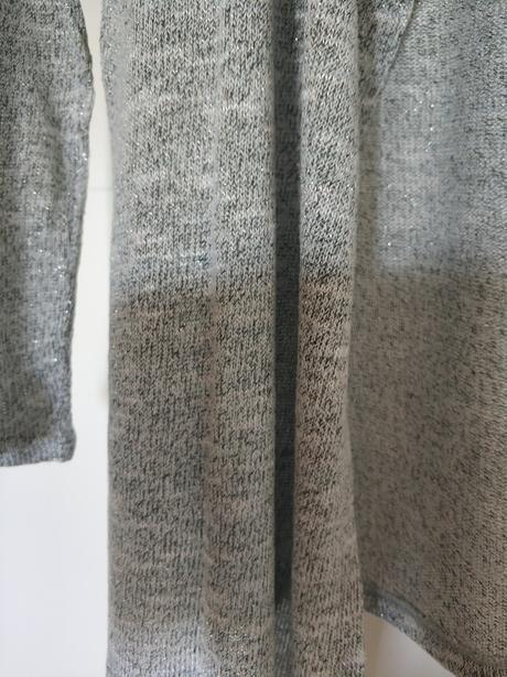 26sa_strieborny kardigan 134/140, h&m,134