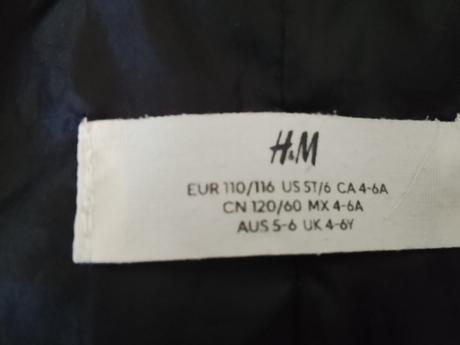 Bunda, h&m,116