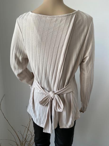 Tenký svetrík so zavinutím vzadu h&m, h&m,m