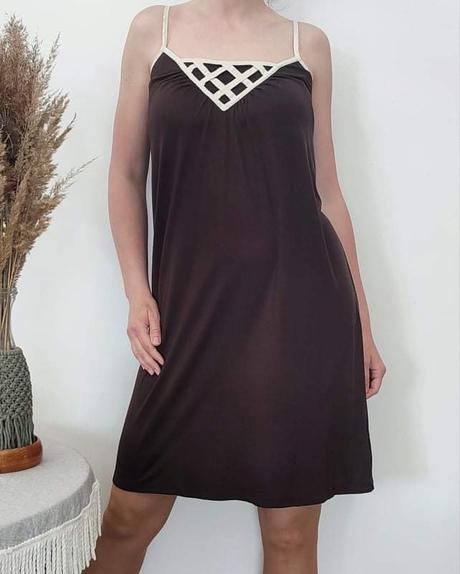 Tmavohnedé šaty, m