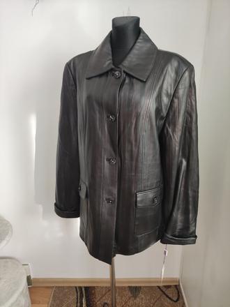Kožená mäkká bunda., xxxl
