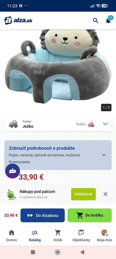 Detské sedátko zn.scamp, 