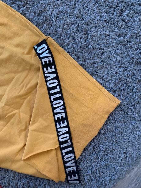 Teplakove saty s napisom, l / m