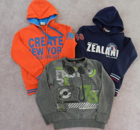 Mikiny 3 ks, kik,134