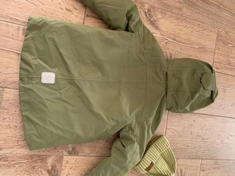 Reima veľmi teplá perová bunda, parka a čiapka 104, reima,104
