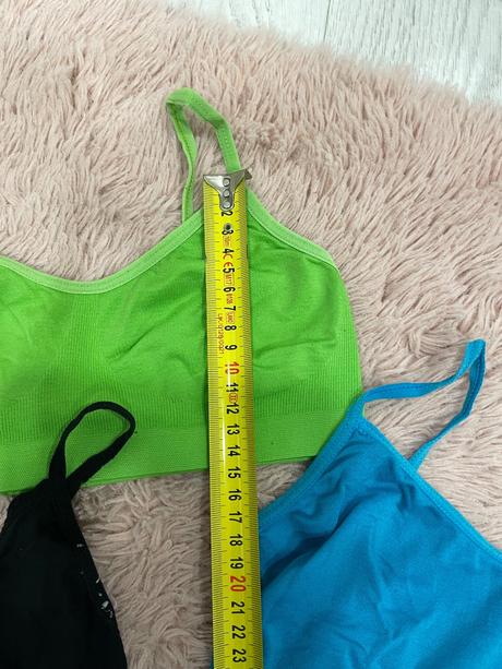 3pack elastických podprseniek, xs