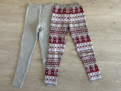 Dievcenske pletene leginy vel. 140, palomino,140