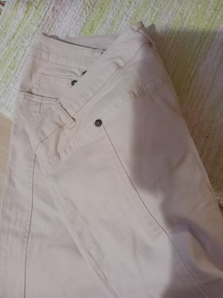 Krasne pudrovoruzove nohavice, bonprix,42