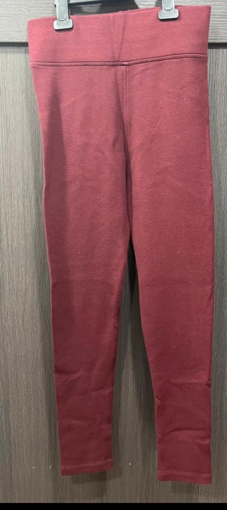 Legíny vínovo červené, s