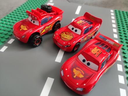 Autá cars,,mcqueen,, zo série 1.2.3., 