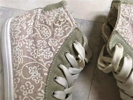 Ľanové kotníkové tenisky č. 37-37,5, 37