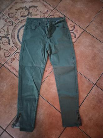 Zelene riflove nohavice v.30 s/m, s