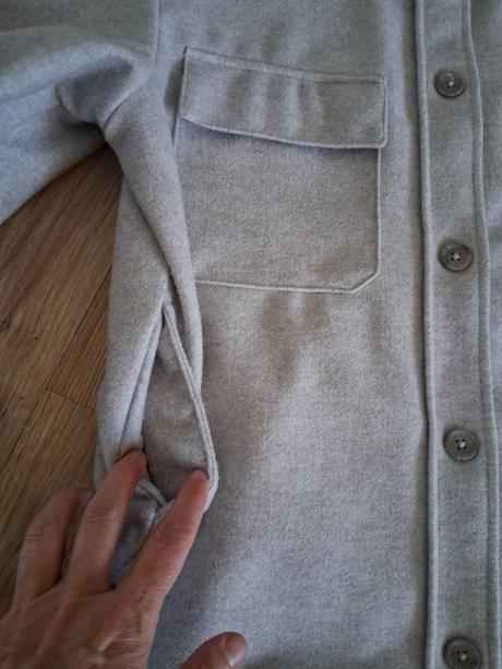 Košeľová oversize bunda, esmara,s