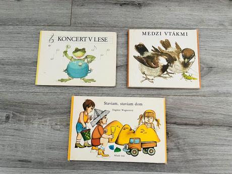 Staršie detské knižky a leporelá - rôzne tituly,